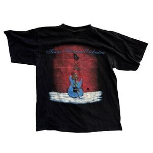 Vintage Trans Siberian Orchestra Tee Large Great Condition‎ Blue Guitar Brick